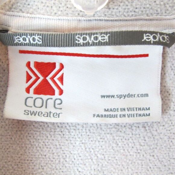 Spyder Gray Full Zip Core Sweater Jacket Women's Large - Picture 4 of 10